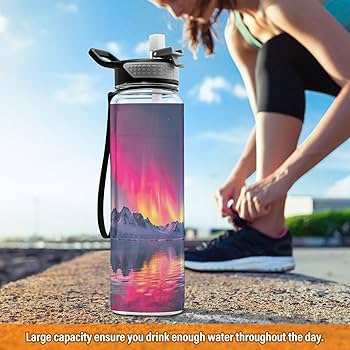 NOsWEA　花村想太　touch_bottle Amazon.com: Nesatuwa 32 oz Happy Summer Water Bottles with